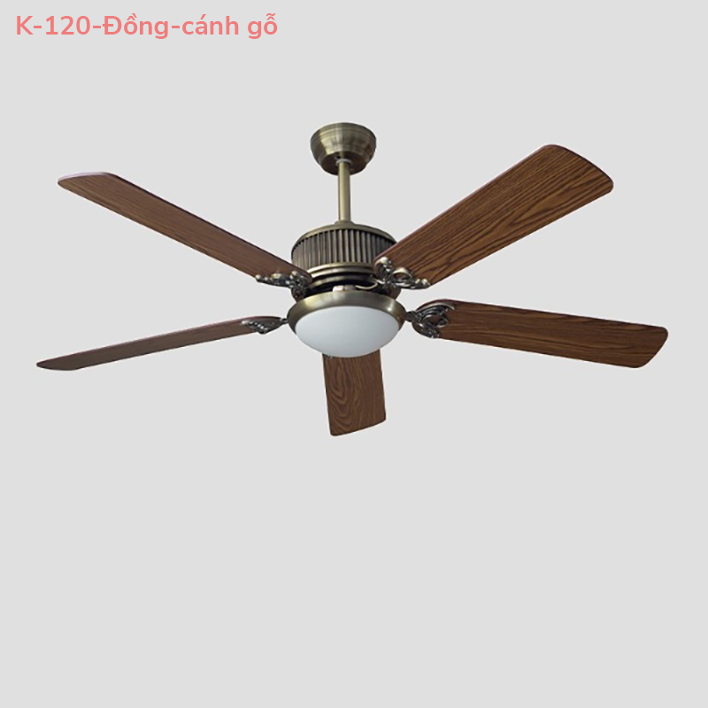 Đèn quạt trần K-120-đồng(Đường kính 144CM) 10