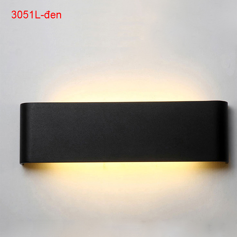 Đèn tường ngoài trời 3051L-Đen 4