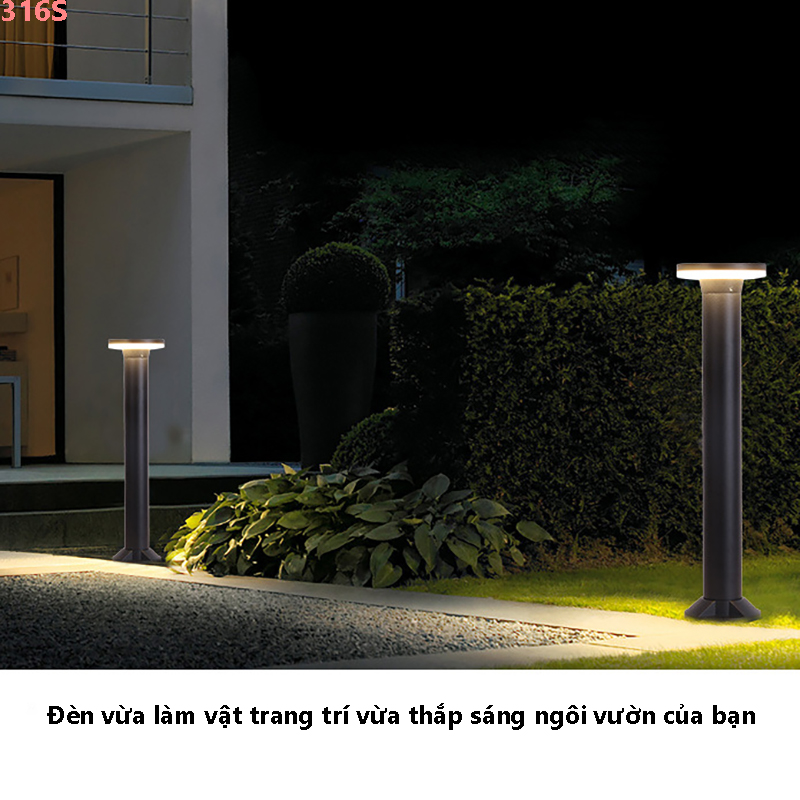 Đèn trụ sử dụng cho lối đi chống nước siêu tốt 316S 8