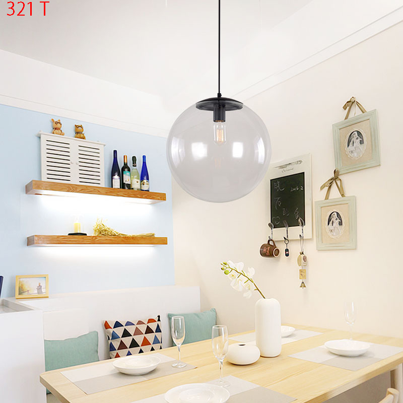 Đèn thả decor 321 chóa thủy tinh (nhỏ, áp dụng cho 1 đèn) 10