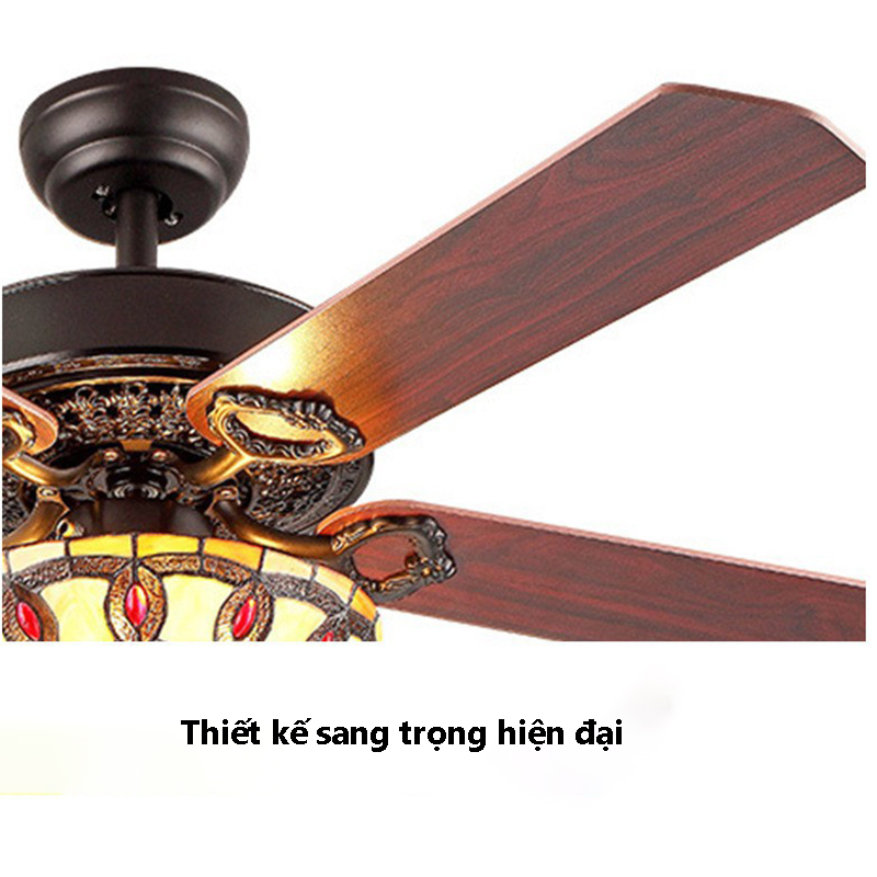 Đèn quạt trần 35216S-5 cánh 14 