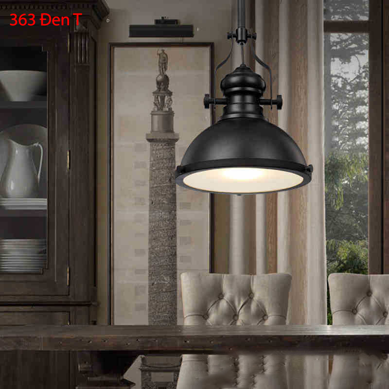 Đèn thả decor 363 Đen