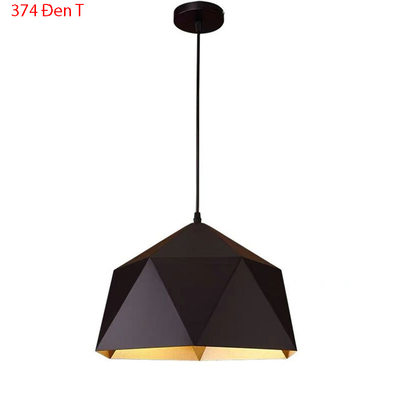 Đèn thả decor 374 (Đen) 7