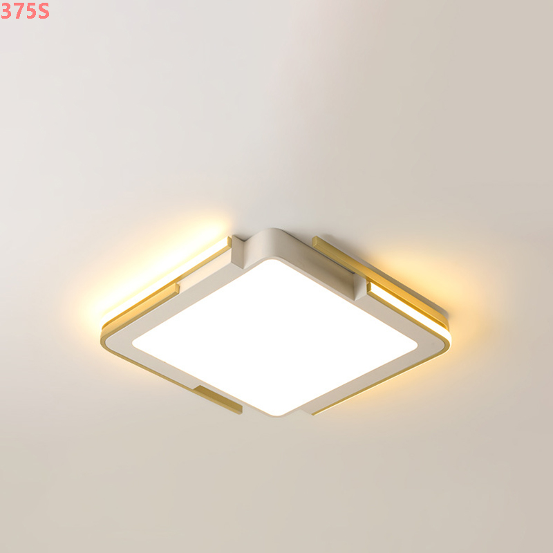 Đèn mâm ốp trần phòng ngủ cao cấp hình chữ nhật 375S 4 Đèn mâm ốp trần phòng ngủ hiện đại 375S