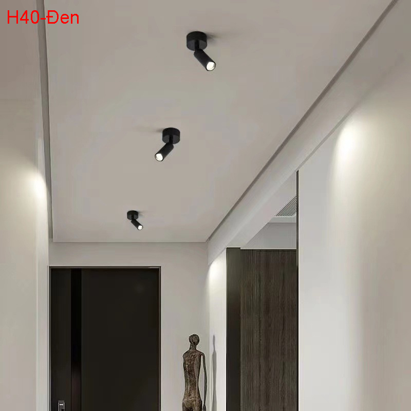 Đèn soi tranh cao cấp H40-Đen