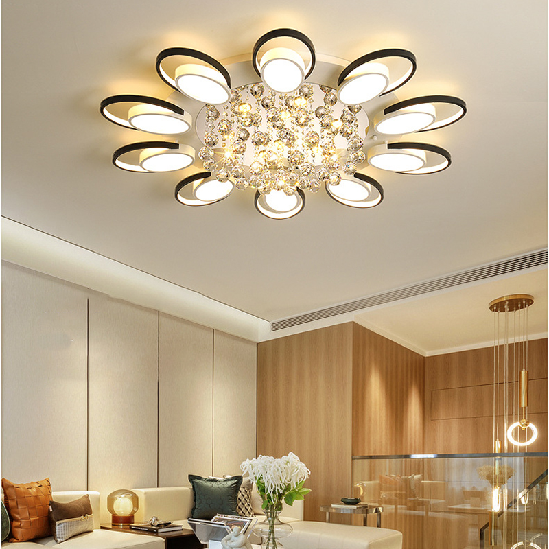 Den-mam-op-tran-hien-dai-L-9050S(5) Đèn mâm ốp trần hiện đại L-9050S