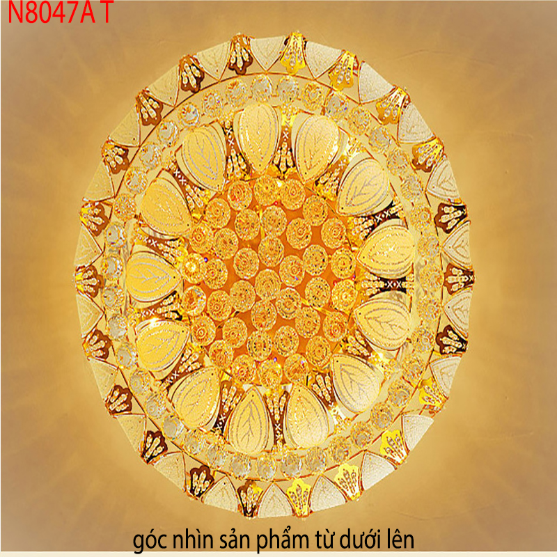 Den-mam-pha-le-op-tran-N8047A(7) Đèn mâm pha lê ốp trần N8047A