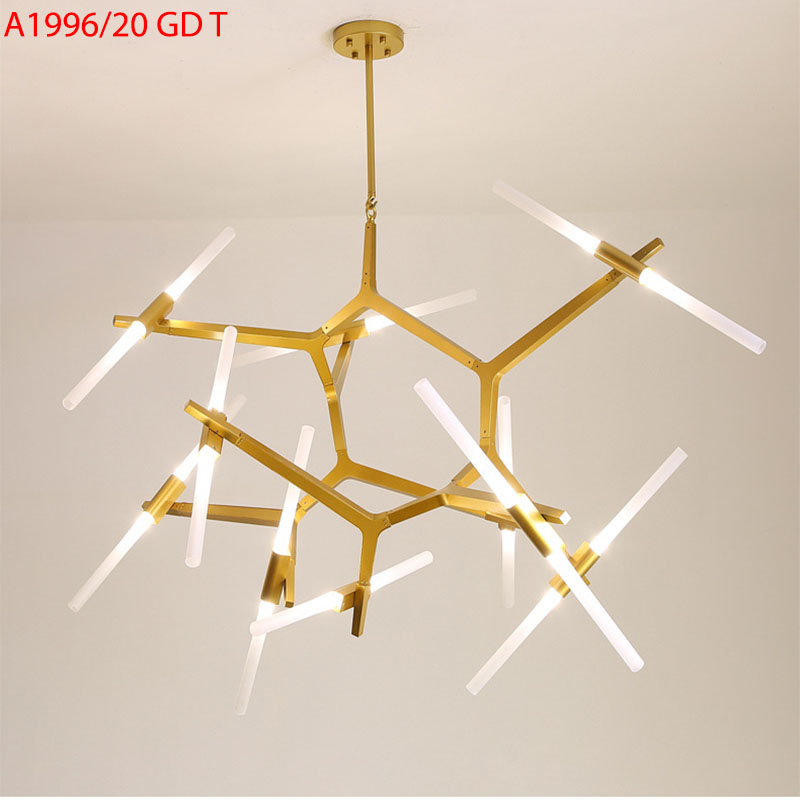 Đèn thả decor dạng nhánh cây A1996/20 GD 4