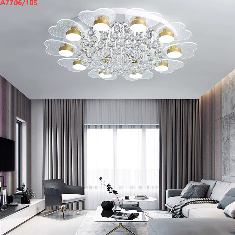 Den-mam-op-tran-hien-dai-A7706-5S-2 Đèn mâm ốp trần hiện đại A7706/10S