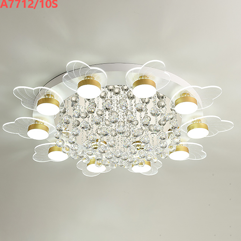 Đèn mâm ốp trần hiện đại A7712/10S 10 bóng đèn (đường kính 100CM) 1 Đèn mâm ốp trần hiện đại A7712/10S