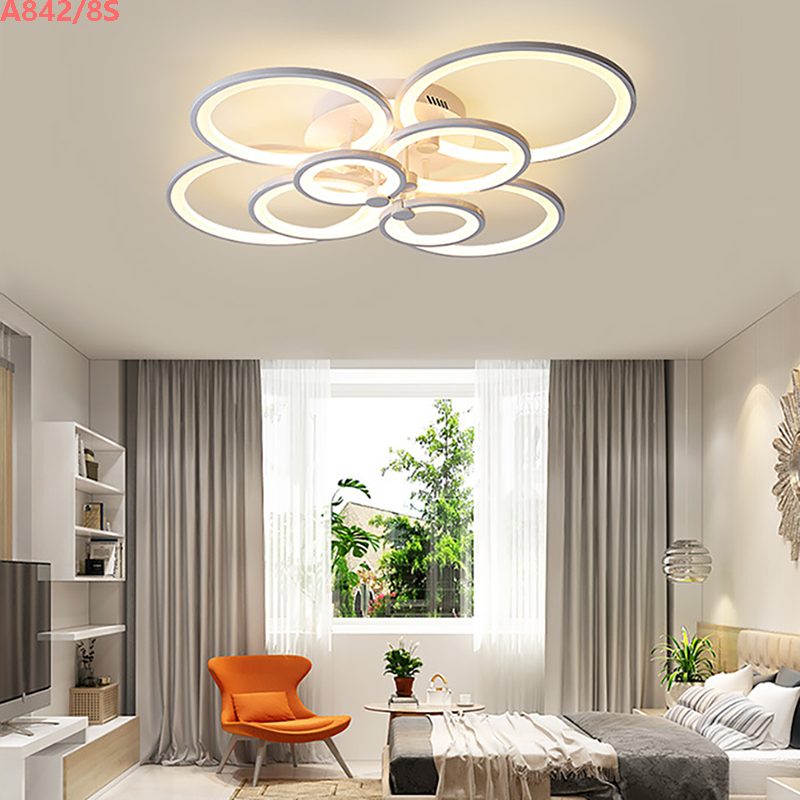 Den-mam-op-tran-hien-dai-A842-8S(10) Đèn mâm ốp trần hiện đại A842/8S