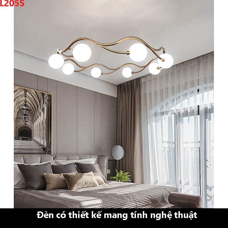 Đèn thả vòng tròn hiện đại L205S(Đường kính 60CM-Chiều cao 90CM) 7