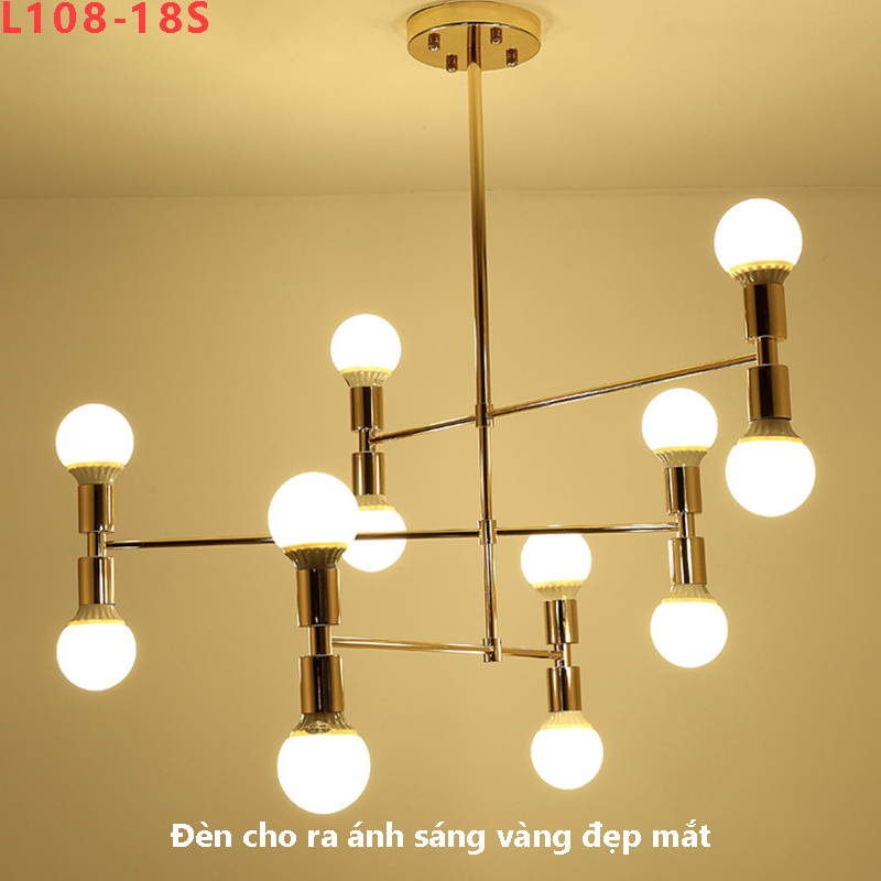 Đèn thả hiện đại 12 bóng cao cấp L108-18S(Đường kính 80CM-Chiều cao 80CM) 11