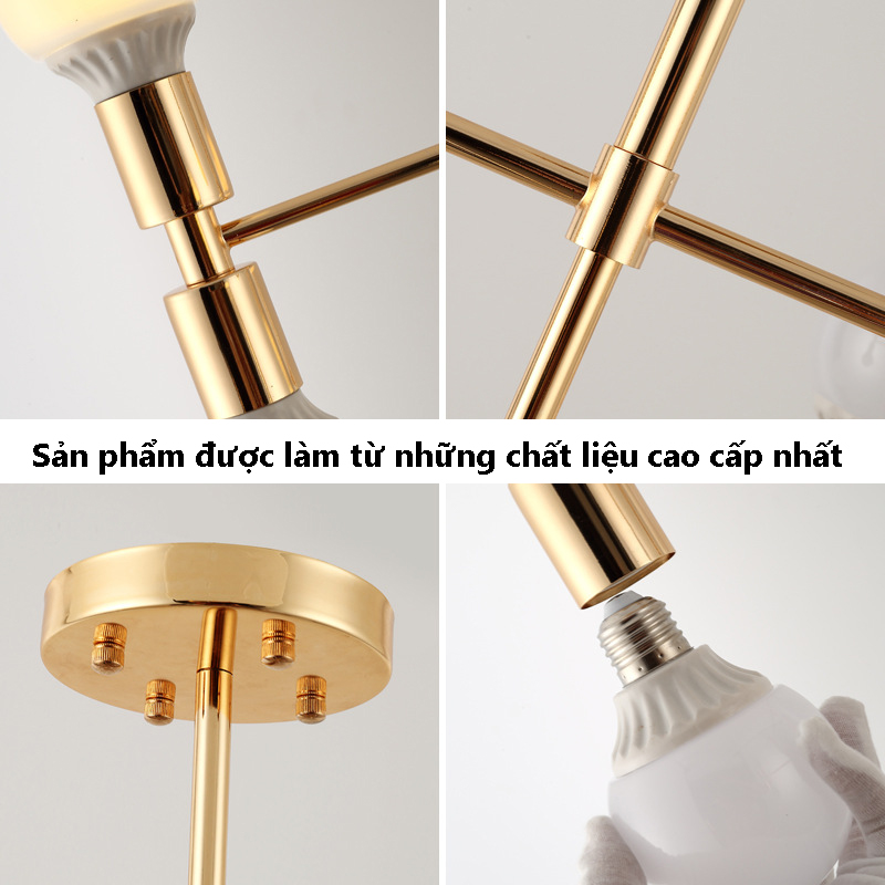 Đèn thả hiện đại 12 bóng cao cấp L108-18S(Đường kính 80CM-Chiều cao 80CM) 4