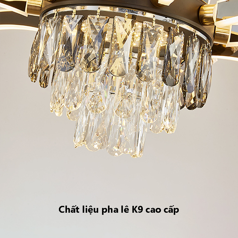 Đèn chùm pha lê quý tộc 6 tay L301S (4)