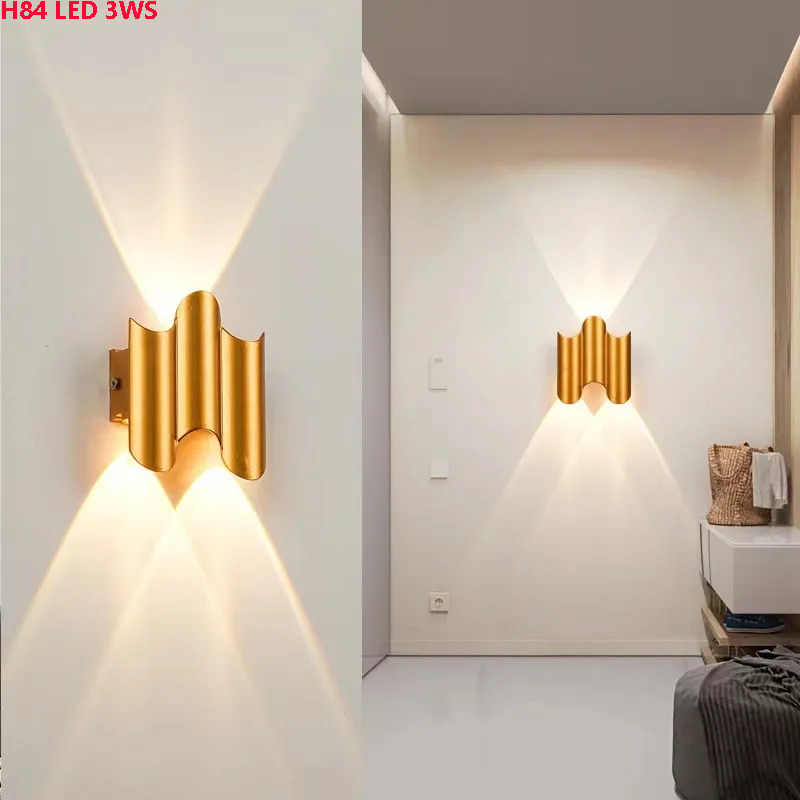 Đèn tường trang trí-decor có khả năng chống nước H84 LED 3WS(chiều rộng 10CM – chiều cao 12CM)