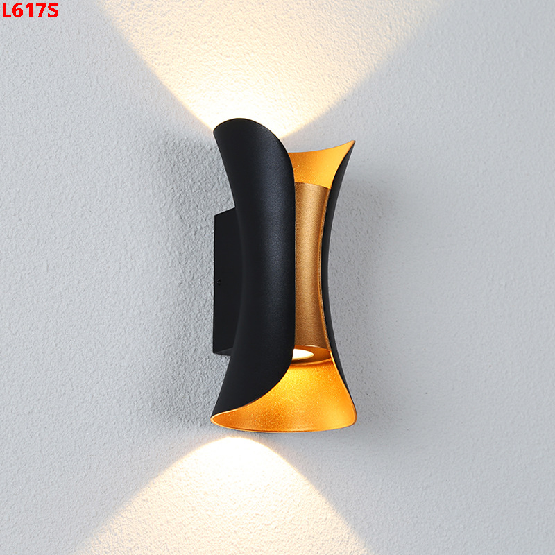 Đèn tường ngoài trời hình ống loe LED hắt 2 tia L6001-23S