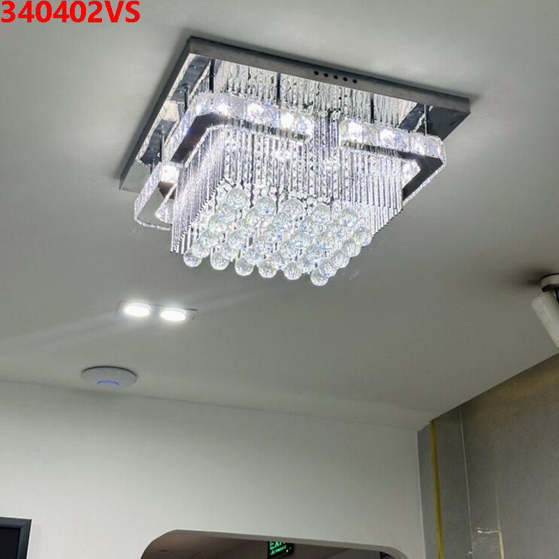 Den-mam-op-tran-pha-le-hinh-vuong-340402VS-7 Đèn mâm ốp trần pha lê hình vuông 340402VS