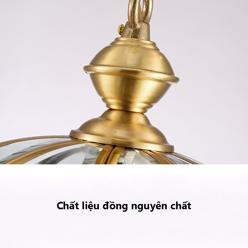 Đèn thả đồng cổ điển hình lồng đèn L11-23S(Chiều dài 30CM-Chiều cao 30CM) 5