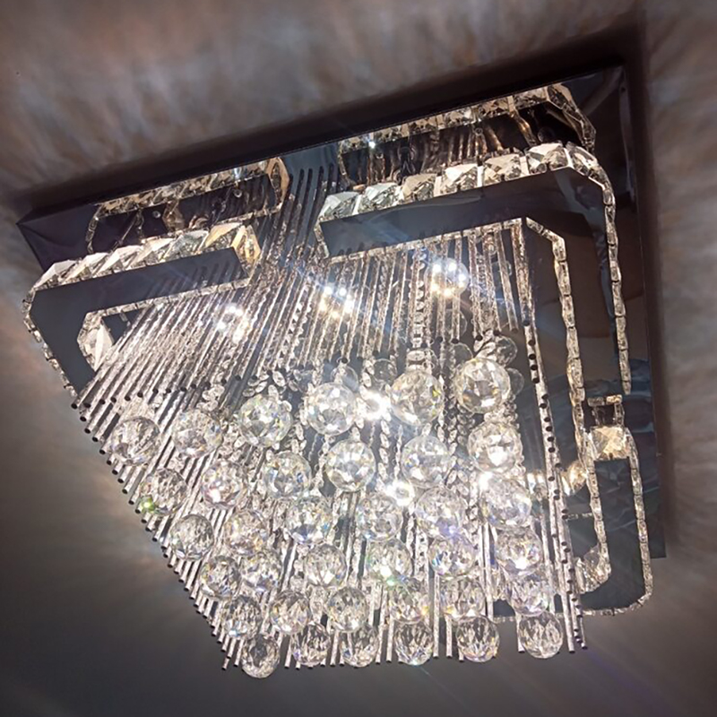 Den-mam-op-tran-pha-le-hinh-vuong-340402VS-12 Đèn mâm ốp trần pha lê hình vuông 340402VS