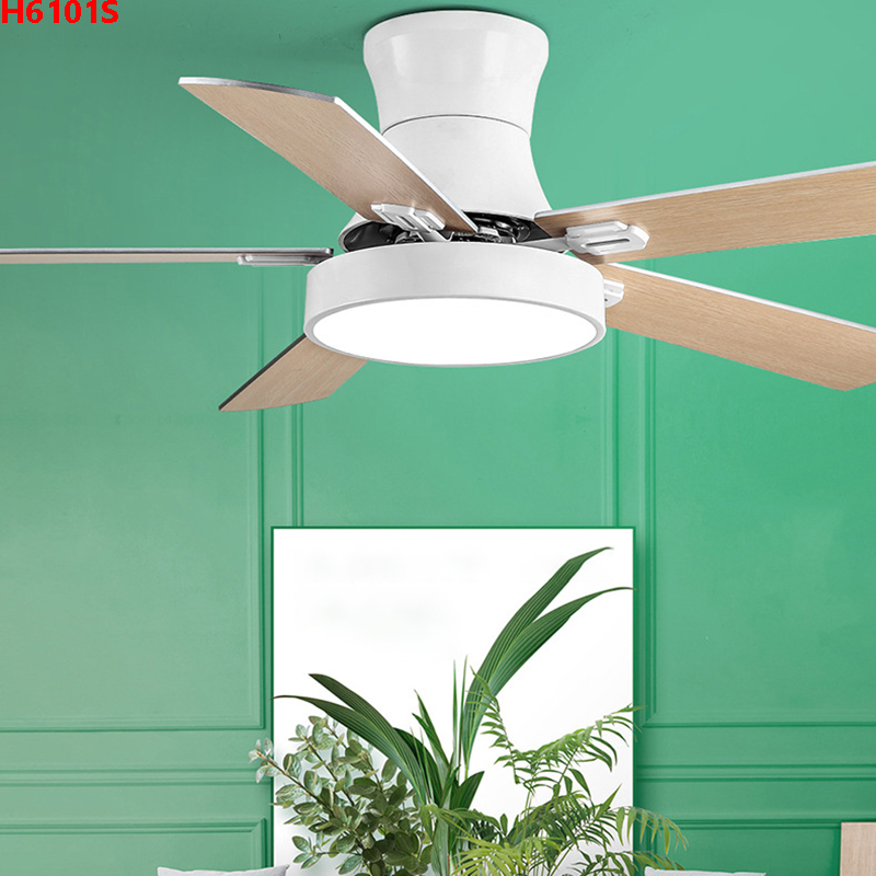 Den-quat-tran-5-canh-go-tu-nhien-H6101S(6) Đèn quạt trần 5 cánh gỗ tự nhiên H6101S