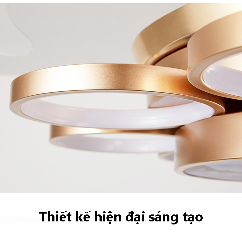 Đèn quạt trần 4 cánh gấp H6154S