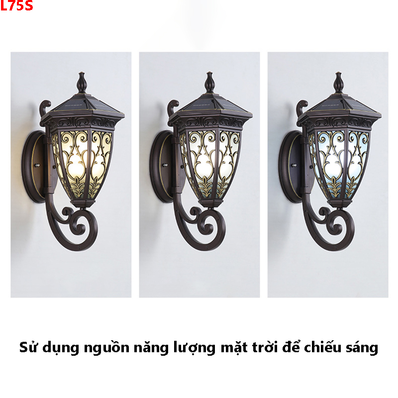 Đèn tường năng lượng mặt trời L75S 7