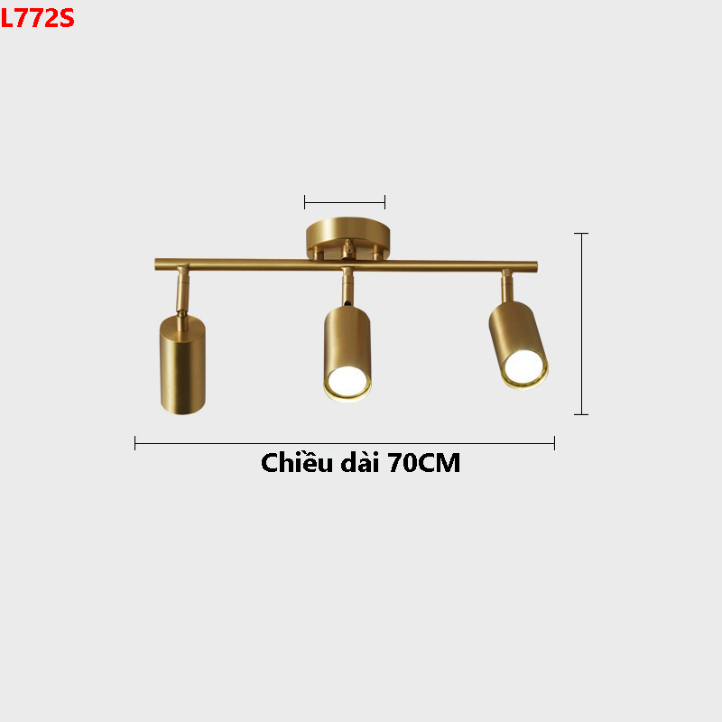 Đèn rọi tranh rọi gương 3 bóng L772S