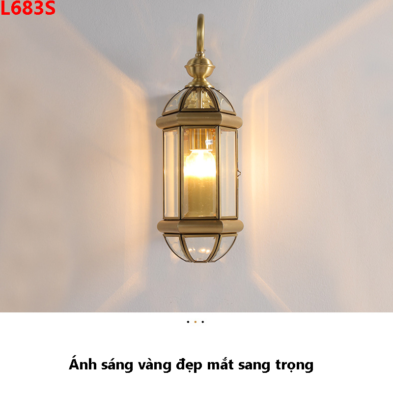 Đèn tường đồng để ngoài trời L683S 6