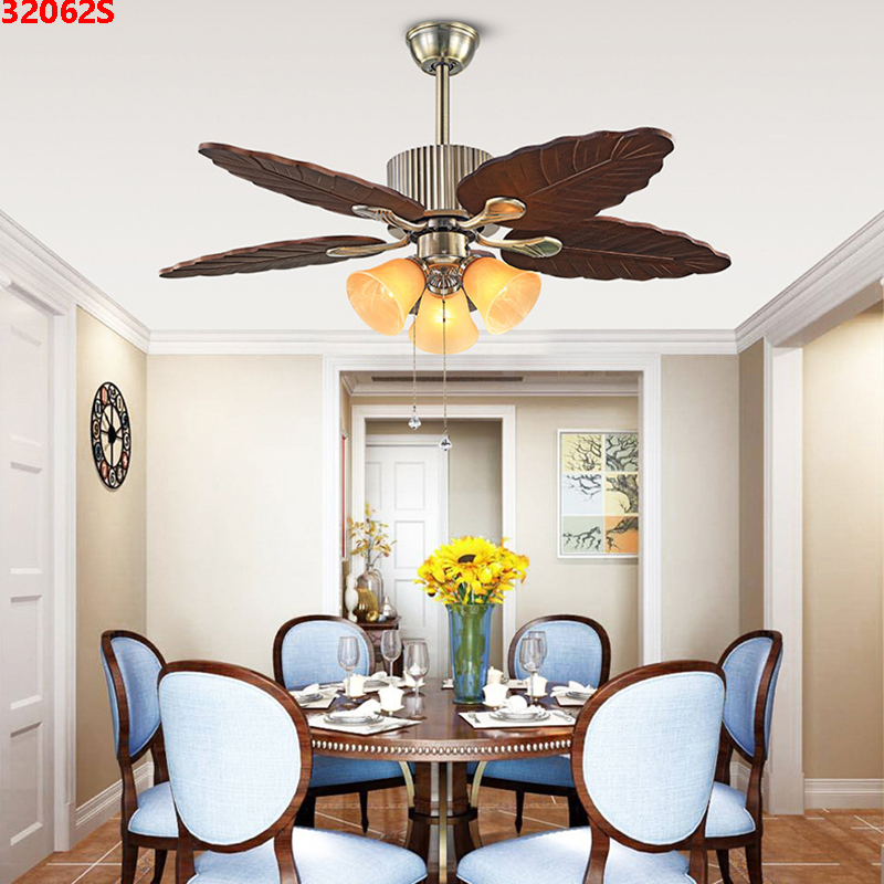 Den-quat-tran-5-canh-go-tu-nhien-32062S(9) Đèn quạt trần 5 cánh gỗ tự nhiên 32062S