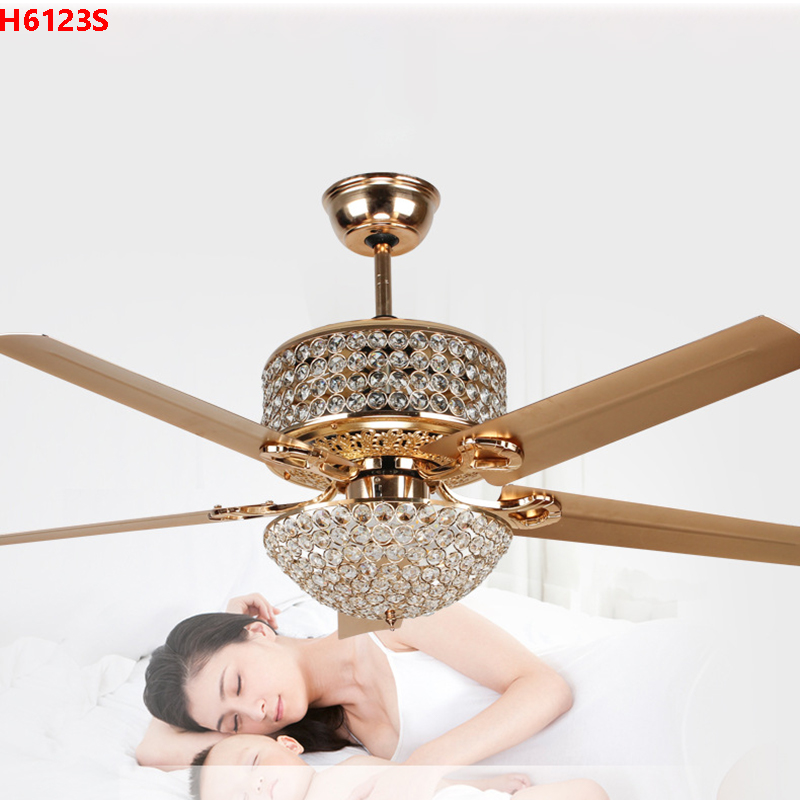 Den-quat-tran-5-canh-sat-H6123S(5) Đèn quạt trần 5 cánh sắt H6123S