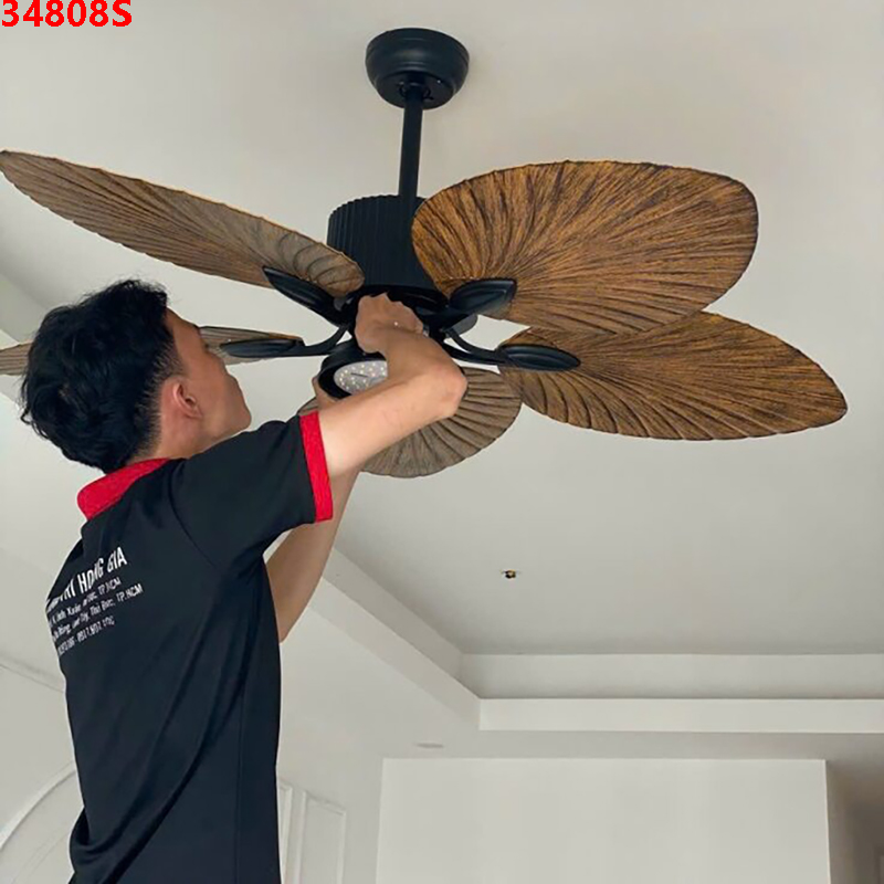 Quat-tran-den-5-canh-nhua-ABS-34808S(3) Quạt trần đèn 5 cánh nhựa ABS 34808S