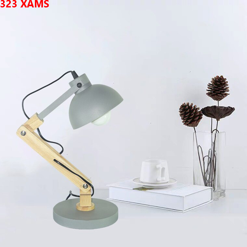 Đèn để bàn trang trí phòng khách,phòng ngủ & bàn làm việc 323XAMS(Chiều dài 20CM- Chiều cao 55CM)