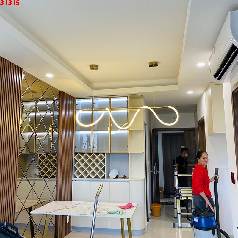 Đèn thả bàn ăn hiện đại tinh tế 3131S(Chiều dài 150CM-Chiều cao 120CM) 5