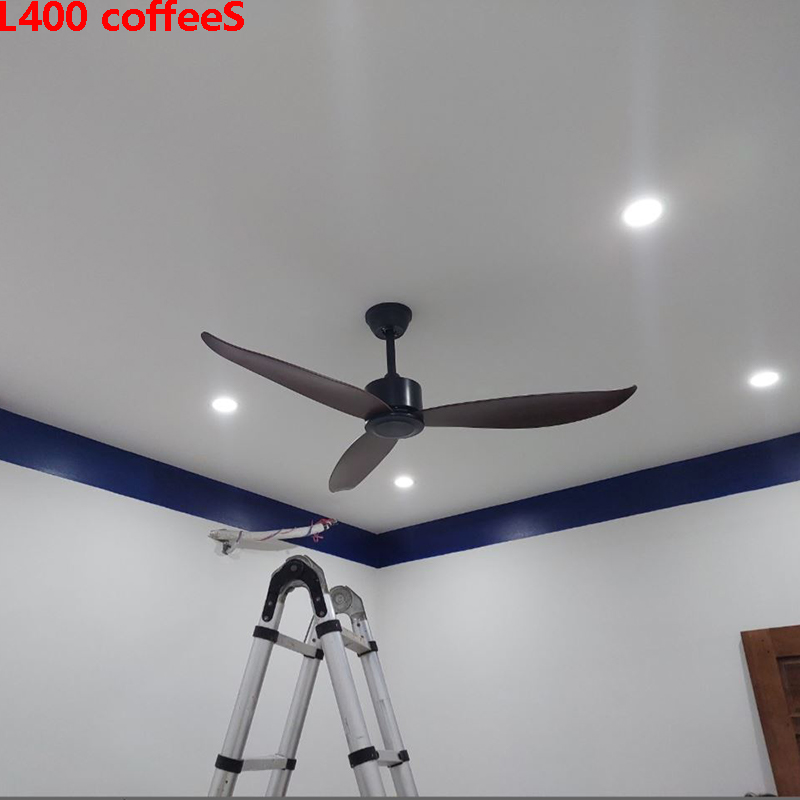 Quạt trần 3 cánh nhựa ABS L400coffeeS