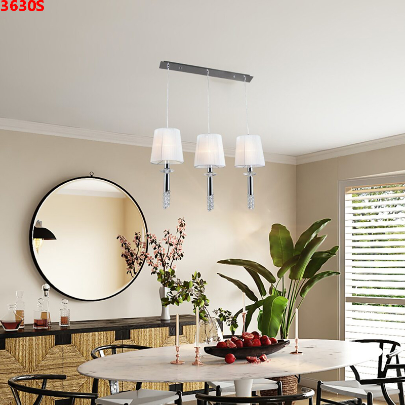 Đèn thả bàn ăn hiện đại tinh tế sang trọng 3630T3S(Chiều dài 68CM-Chiều cao 120CM)