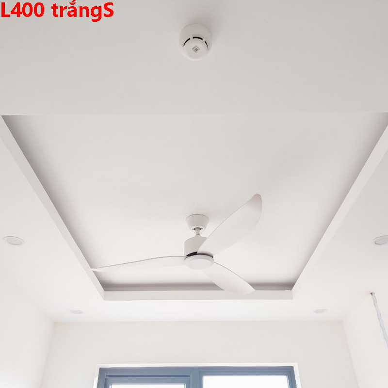 Quạt trần 3 cánh nhựa ABS L400TrắngS