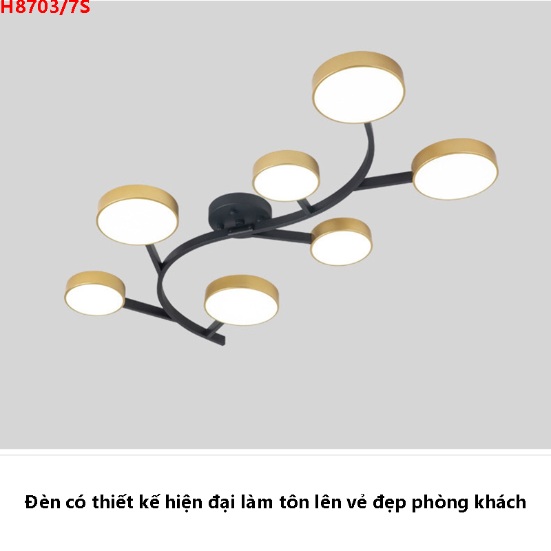 Đèn thả trần phòng khách H8703S