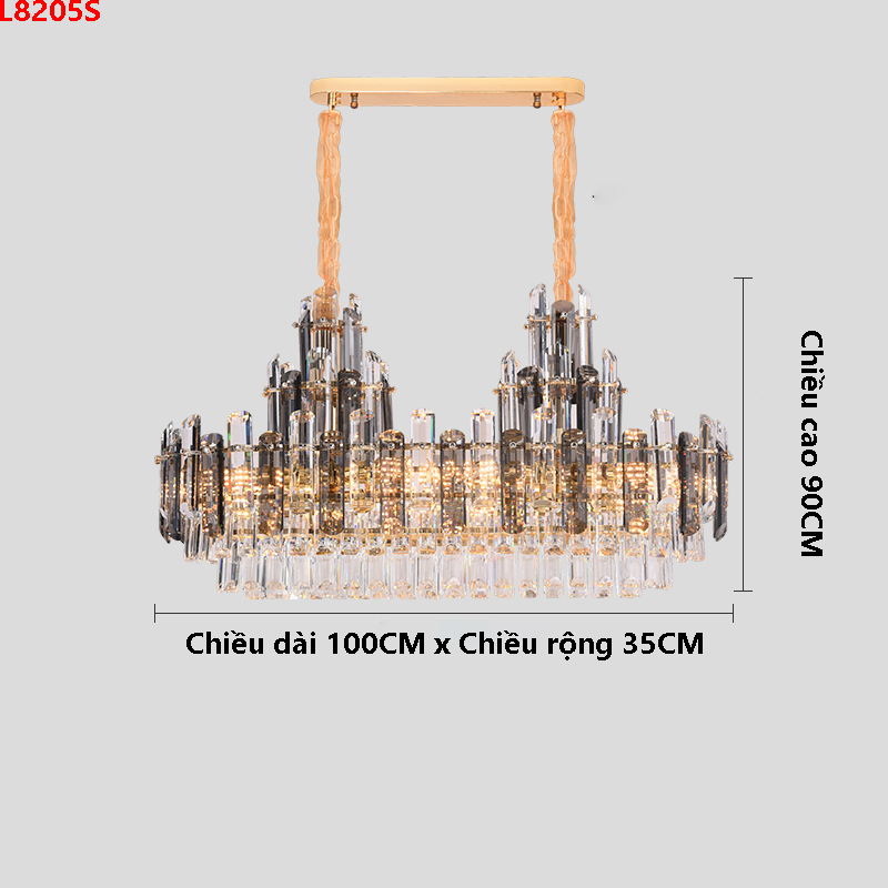 Đèn chùm pha lê L8205S