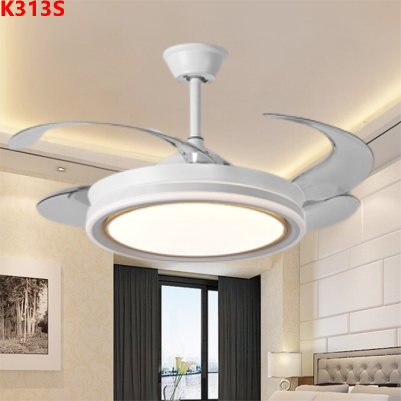 Quạt đèn trần giấu cánh kiểu mới K313S(Đường kính sải cánh 110CM)