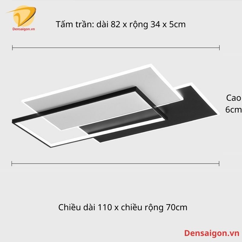 Đèn ốp trần LED 358