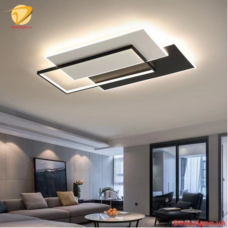 Đèn ốp trần LED hiện đại 358 (L1100 x W700 LED 3CD)