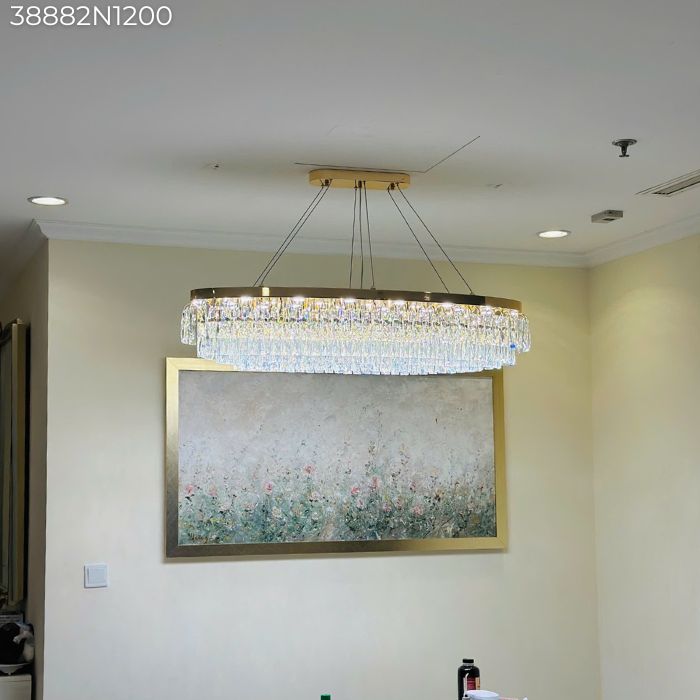 Đèn chùm pha lê bàn ăn 38882N1200 (3) Đèn chùm pha lê bàn ăn 38882N1200 (3)