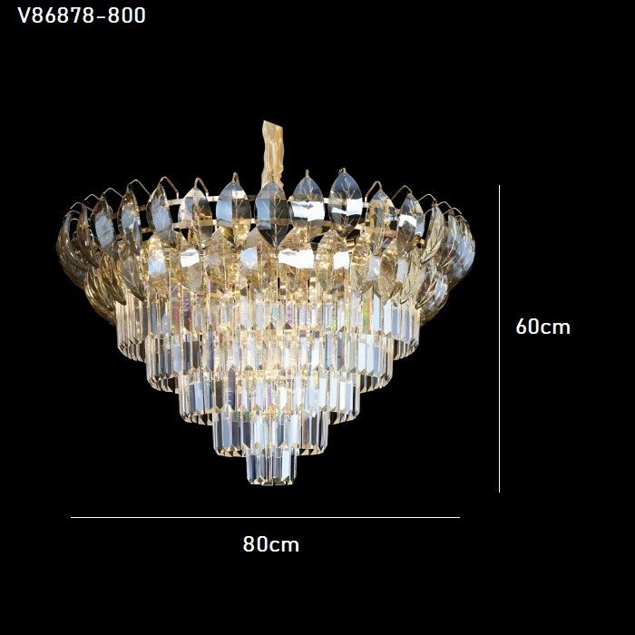 Đèn chùm pha lê V86878-800 Đèn chùm pha lê V86878-800