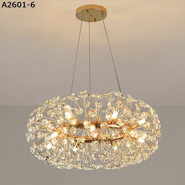 Đèn thả decor A2601-6 (Đường kính 60cm, cao 30cm) – Đèn Sài Gòn