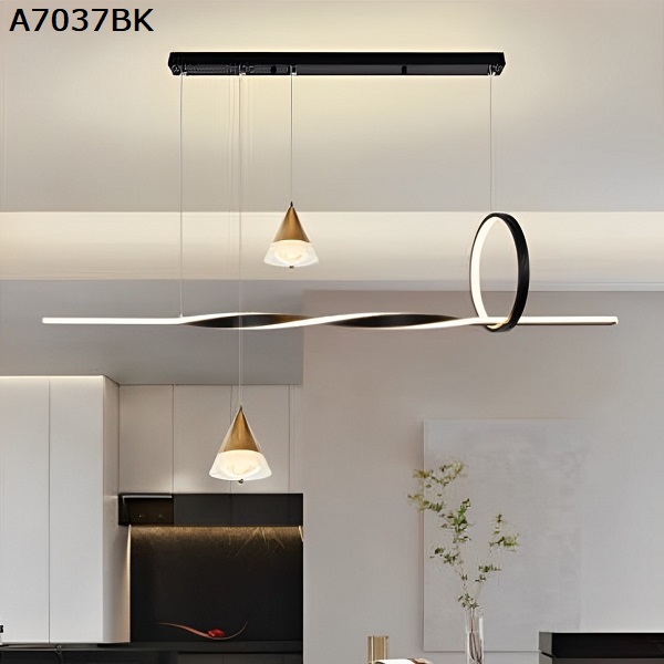 Đèn Thả Hiện Đại A7037BK (Dài 90cm) – Đèn Sài Gòn