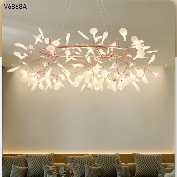 Đèn thả trần chiếc lá V6868A Đèn thả trần chiếc lá V6868A
