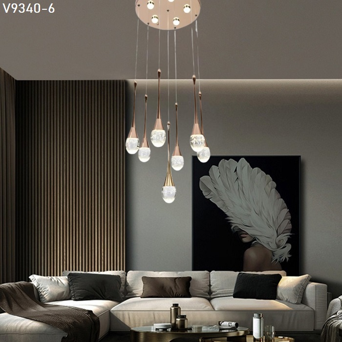 Đèn thả hiện đại V9340-6 Đèn thả hiện đại V9340-6