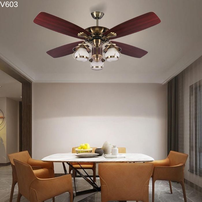 Quạt đèn trần 5 cánh V601 Quạt đèn trần 5 cánh V601