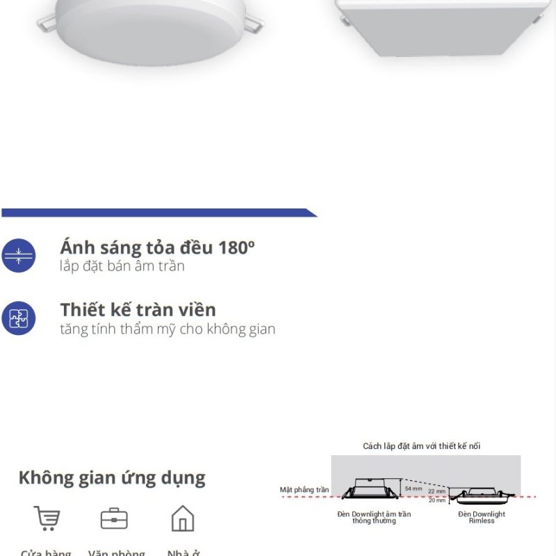 Đèn LED âm trần Panasonic RIMLESS (6) Đèn LED âm trần Panasonic RIMLESS (6)